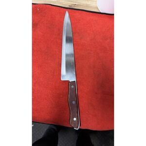 Vintage Japan Chef Knife 1087-6F Precision Hollow Ground 8"